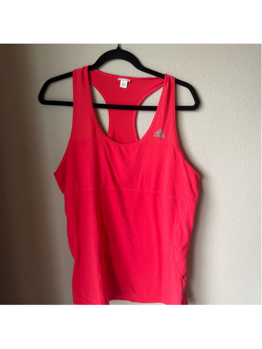 Women's Adidas Red Racerback Tank Top Size 12